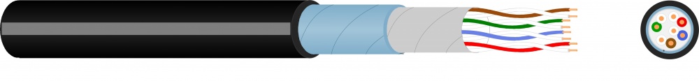 Ovládacie káble ventilov 3 x 0,8 mm